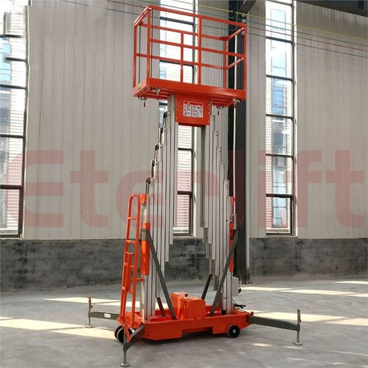 Aluminum Vertical Man Lift Table