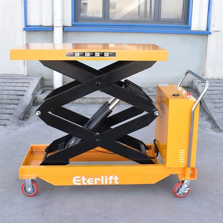 Battery-Powered Scissor Lift Cart