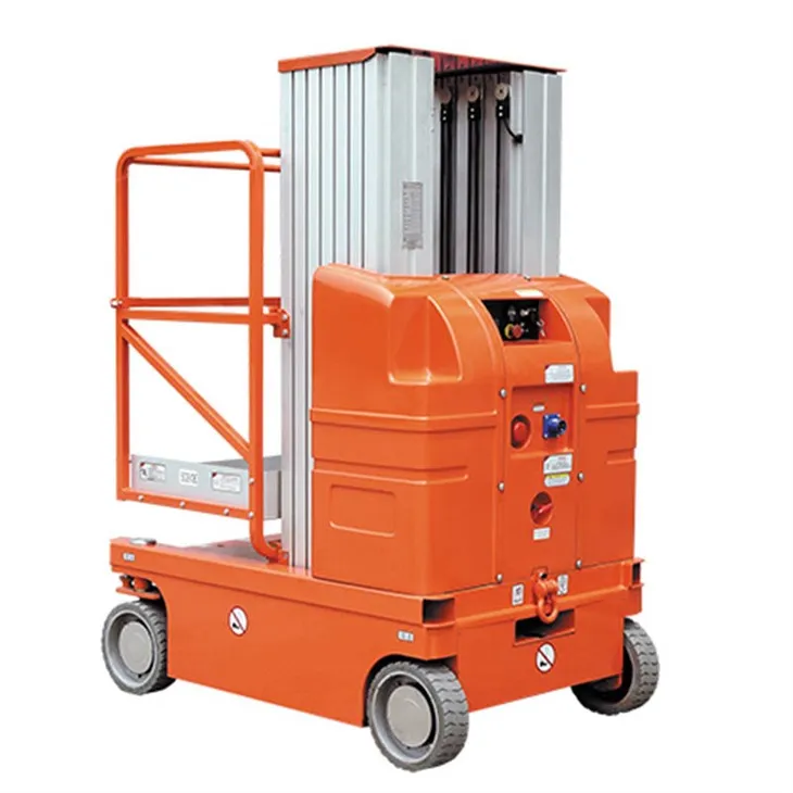 सेल्फ प्रोपेल्ड वर्टिकल मास्ट लिफ्ट