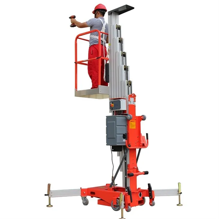 Single Person Push Around Vertical Mast Lift